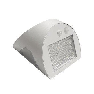 NEDES - LED nástěnné solární svítidlo 3W / 3000K / 4000K - LS125 bílé