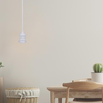 NEDES - Objímka E27 / 1m / bílá - BH612W