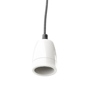 Rendl - FABIO závěsná sada černá/bílá porcelán 230V LED E27 15W Barva: Černá