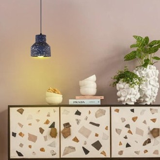 NEDES - Svítidlo Terrazzo bílá 1 x E27 - ME0015R/B