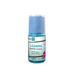 Clean IT Čistící roztok na obrazovky s utěrkou ve víčku - 200ml