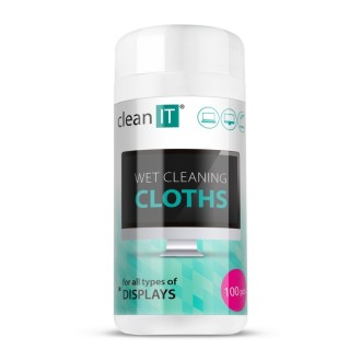 Clean IT Čistící ubrousky na obrazovky - 100 ks