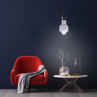NEDES - Svítidlo Terrazzo bílá 1 x E27 - ME0214R/W