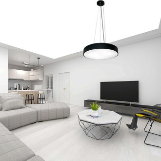 NEDES - LED závěsné svítidlo na lanku s dálkovým ovladačem 50W / 3000K - 6500K - LCL7121R-H