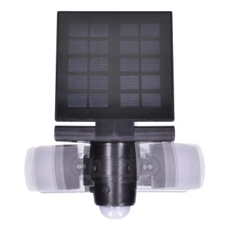 Solight LED solární osvětlení se senzorem, 8W, 600lm, Li-on, černá