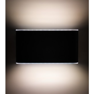 Solight LED venkovní nástěnné osvětlení Modena, 12W, 800lm, 3CCT, černá