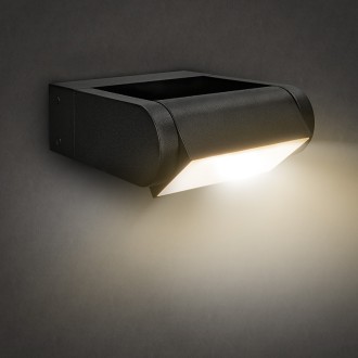 Solight LED venkovní nástěnné osvětlení Crotone, 7W, 450lm, 3000K, náklopné