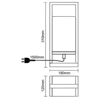 NEDES - Designová stolní lampa z masivního dřeva E27 / 60W - WRE181