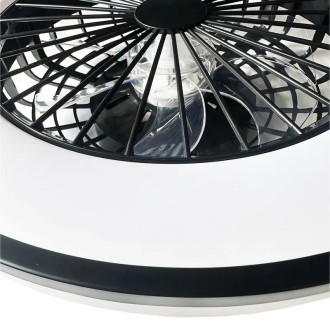 NEDES - LED svítidlo OPAL + stropní ventilátor + dálkový ovladač 48W - LCL6346