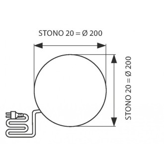 T-led Zahradní svítidlo STONO 20 Varianta: Zahradní svítidlo STONO 20
