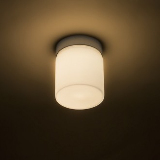 Rendl - ESICA CYL stropní chrom 230V LED 6W IP44 3000K Barva/Materiál: chrom