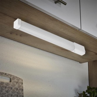 NEDES - LED podlinkové svítidlo se zásuvkou 15W / IP44 / 600 / CCT - LNL7621/WH