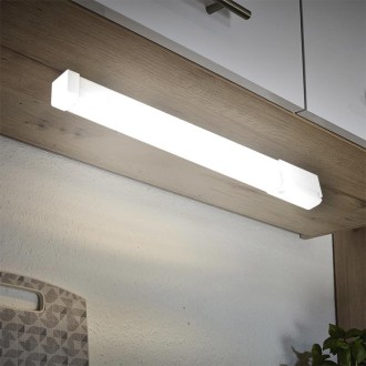 NEDES - LED podlinkové svítidlo se zásuvkou 15W / IP44 / 600 / CCT - LNL7621/WH