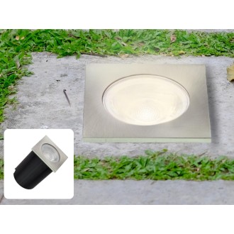 NEDES - LED podlahové svítidlo 4W / IP67 GL511 / 2800K - LGL514S