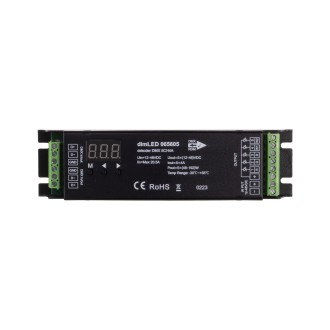 T-led - DMX dimLED dekodér 5CH4A Barva ovladace: Černá