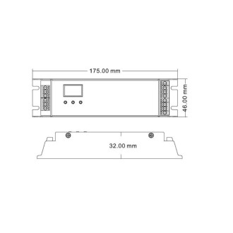 T-led - DMX dimLED dekodér 5CH4A Barva ovladace: Černá