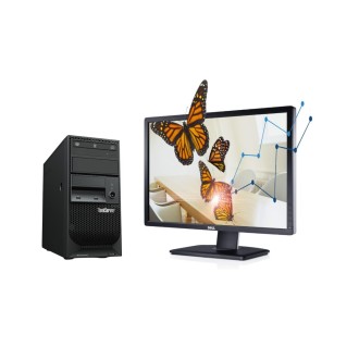 PC sestava Lenovo ThinkServer TS150 Tower + 24“ Dell UltraSharp + příslušenství