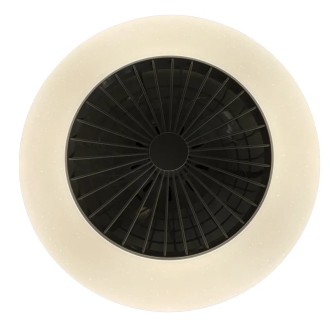 NEDES - LED svítidlo + stropní ventilátor STAR + dálkový ovladač 48W - LCL6340