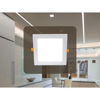 NEDES - LED panel 12W / PS / SMD / 4000K / WH - LPL223