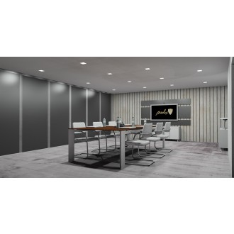 NEDES - LED panel 6W / PS / SMD / 4000K / WH - LPL221