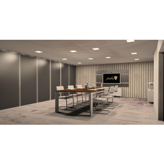 NEDES - LED panel 18W / PS / SMD / 2800K / WH - LPL214