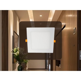 NEDES - LED panel 12W / PS / SMD / 2800K / WH - LPL213