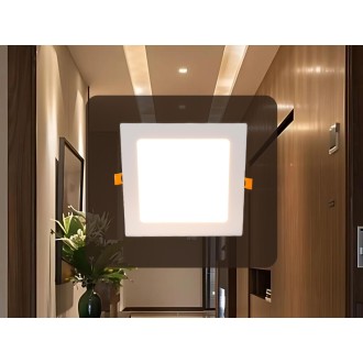 NEDES - LED panel 12W / PS / SMD / 2800K / WH - LPL213