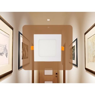 NEDES - LED panel 6W / PS / SMD / 2800K / WH - LPL211