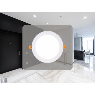 NEDES - LED panel 12W / PR / SMD / 4000K / WH - LPL123