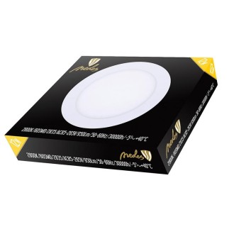 NEDES - LED panel 12W / PR / SMD / 2800K / WH - LPL113