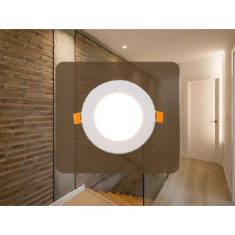 NEDES - LED panel 6W / PR / SMD / 2800K / WH - LPL111