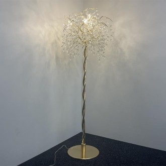 NEDES - Luxusní křišťálová stojací lampa 5 x G9 - CA011/F