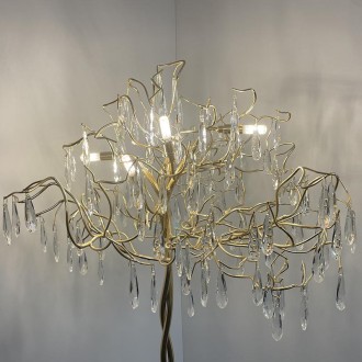 NEDES - Luxusní křišťálová stojací lampa 5 x G9 - CA061/F