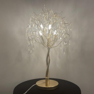 NEDES - Luxusní křišťálová stolní lampa 5 x G9 - CA061/T