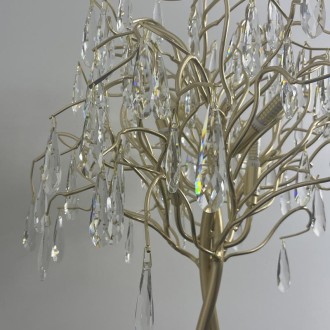 NEDES - Luxusní křišťálová stolní lampa 5 x G9 - CA061/T