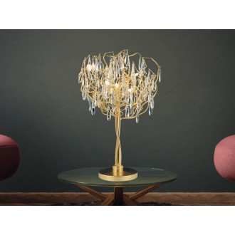 NEDES - Luxusní křišťálová stolní lampa 5 x G9 - CA061/T