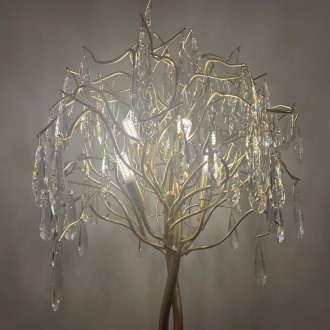 NEDES - Luxusní křišťálová stolní lampa 5 x G9 - CA061/T