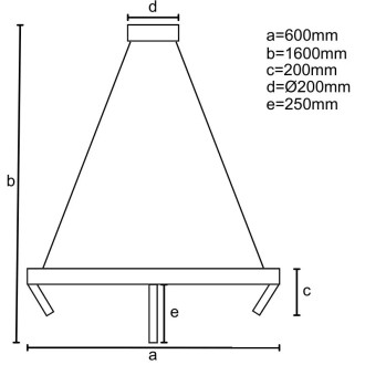 NEDES - LED svítidlo + dálkový ovladač 85W - J7303/B