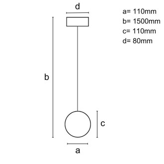 NEDES - Svítidlo masivní dřevo GU10 / 110 - WRG011