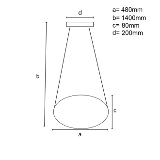 NEDES - LED svítidlo + dálkový ovladač 65W - J4332/B
