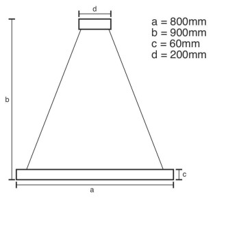 NEDES - LED svítidlo + dálkový ovladač 110W - J4316/S