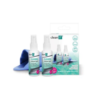 Clean IT Čisticí roztok na obrazovky s utěrkou - 2 x 30ml