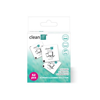 Clean IT Čisticí vlhčené ubrousky - 52ks