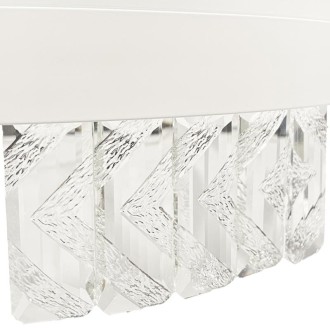 NEDES - LED luxusní závěsné křišťálové svítidlo s dálkovým ovladačem 90W - TA2300/W