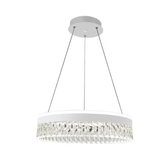 NEDES - LED luxusní závěsné křišťálové svítidlo s dálkovým ovladačem 90W - TA2300/W