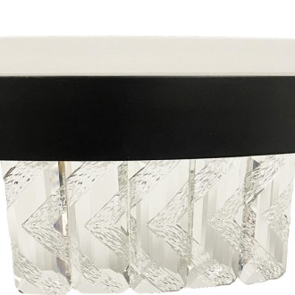 NEDES - LED luxusní závěsné křišťálové svítidlo s dálkovým ovladačem 90W - TA2300/B