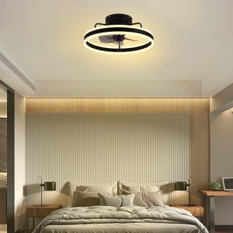 NEDES - LED svítidlo s dálkovým ovladačem a ventilátorem 70W - JF1300/B