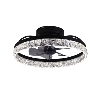 NEDES - LED svítidlo s dálkovým ovladačem a ventilátorem 63W - JF1301/B