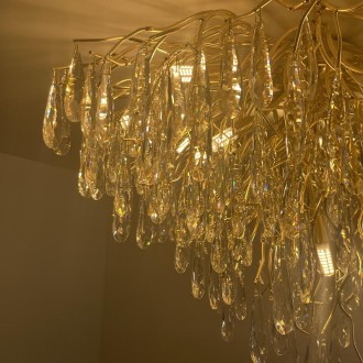 NEDES - Luxusní stropní křišťálový lustr 12 x G9 - CA061/800C