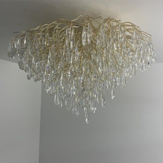 NEDES - Luxusní stropní křišťálový lustr 12 x G9 - CA061/800C